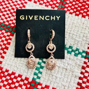 Givenchy Rose Gold Dangle Earrings